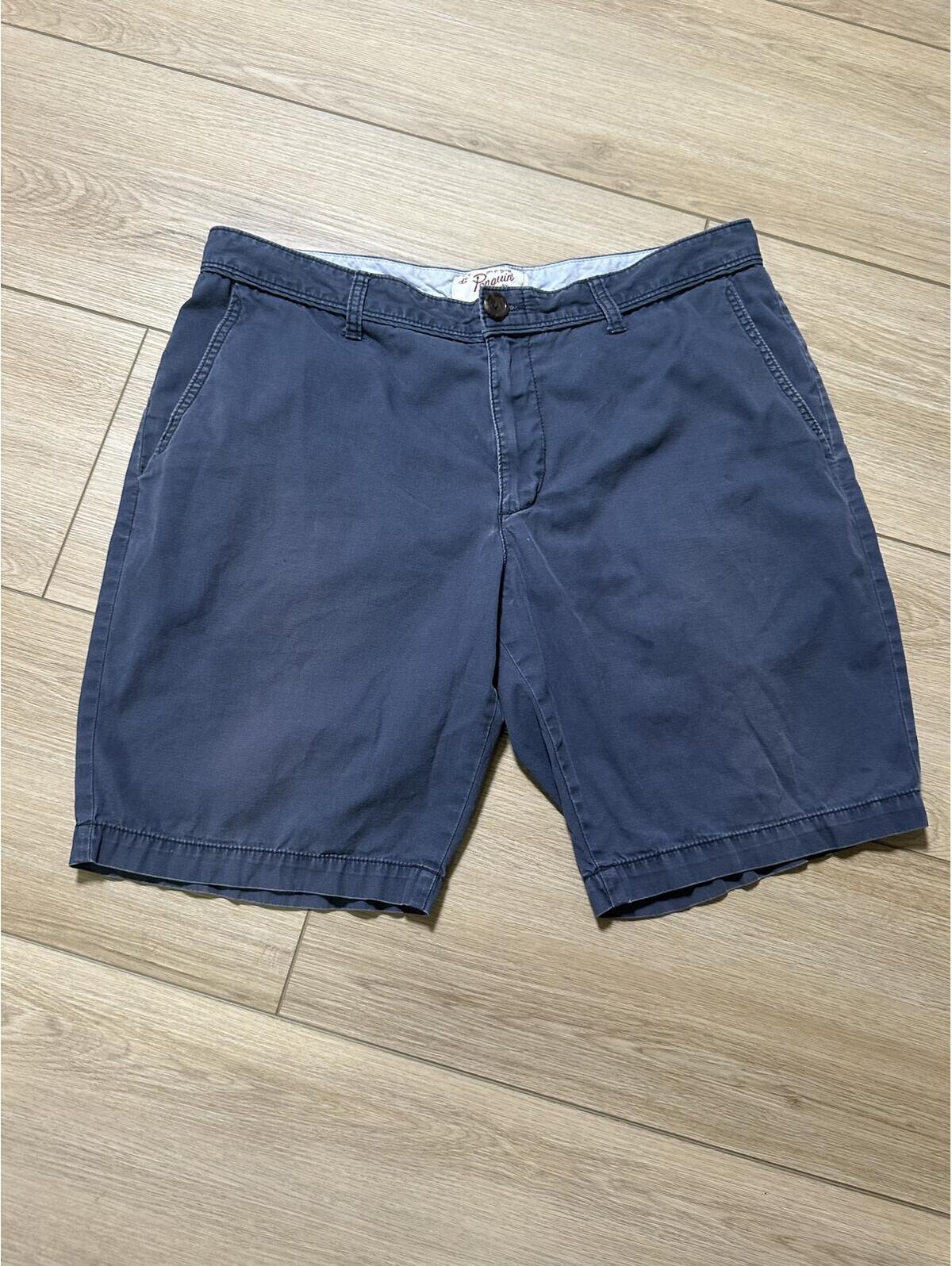 Original Penguin By Munsingwear Men's Navy Chino Shorts Size 36